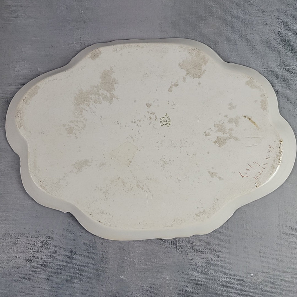 Antique Limoges CFH/GDM Hand-Painted Violets Vanity Tray France c.1890 Signed11