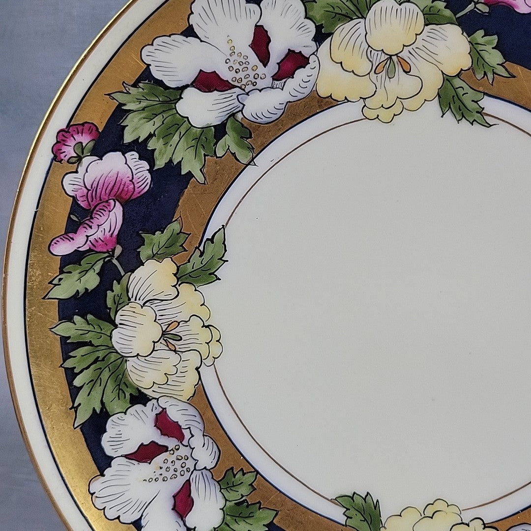 Haviland Limoges Cobalt Gold Hand Painted White’s Art Co Chicago Plate Signed 7