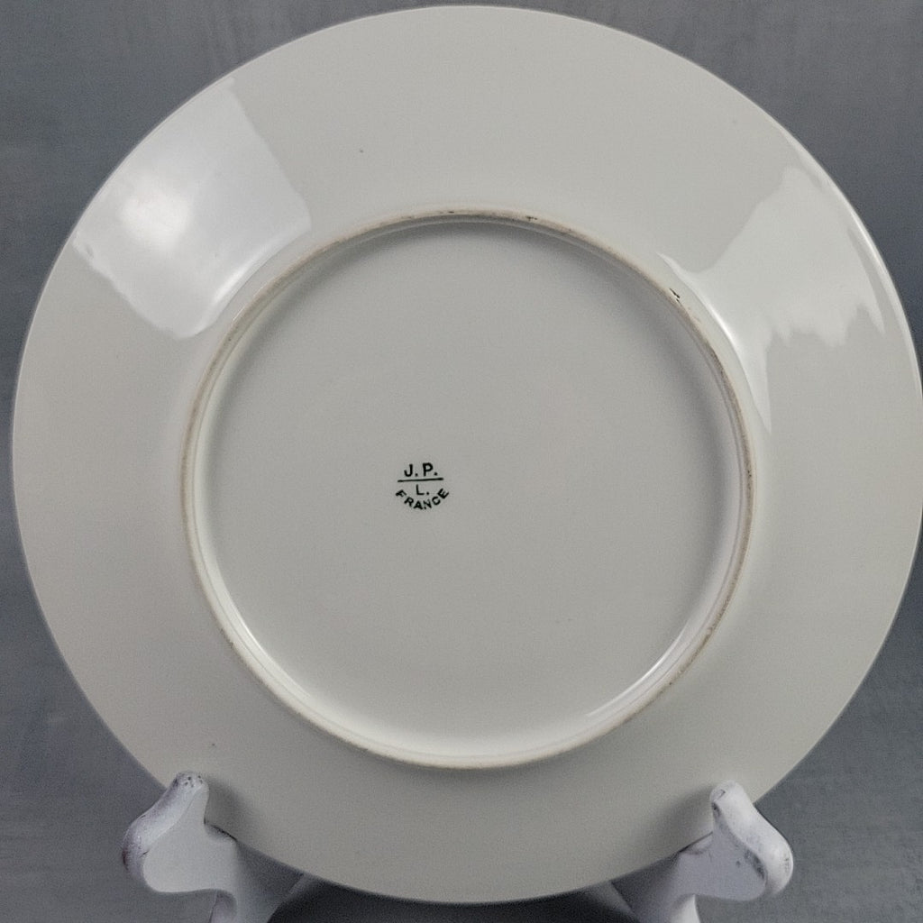 Antique JPL Limoges Hand Painted 8.5" Grapes Plate Signed A.G. Kroes Gold Trim13