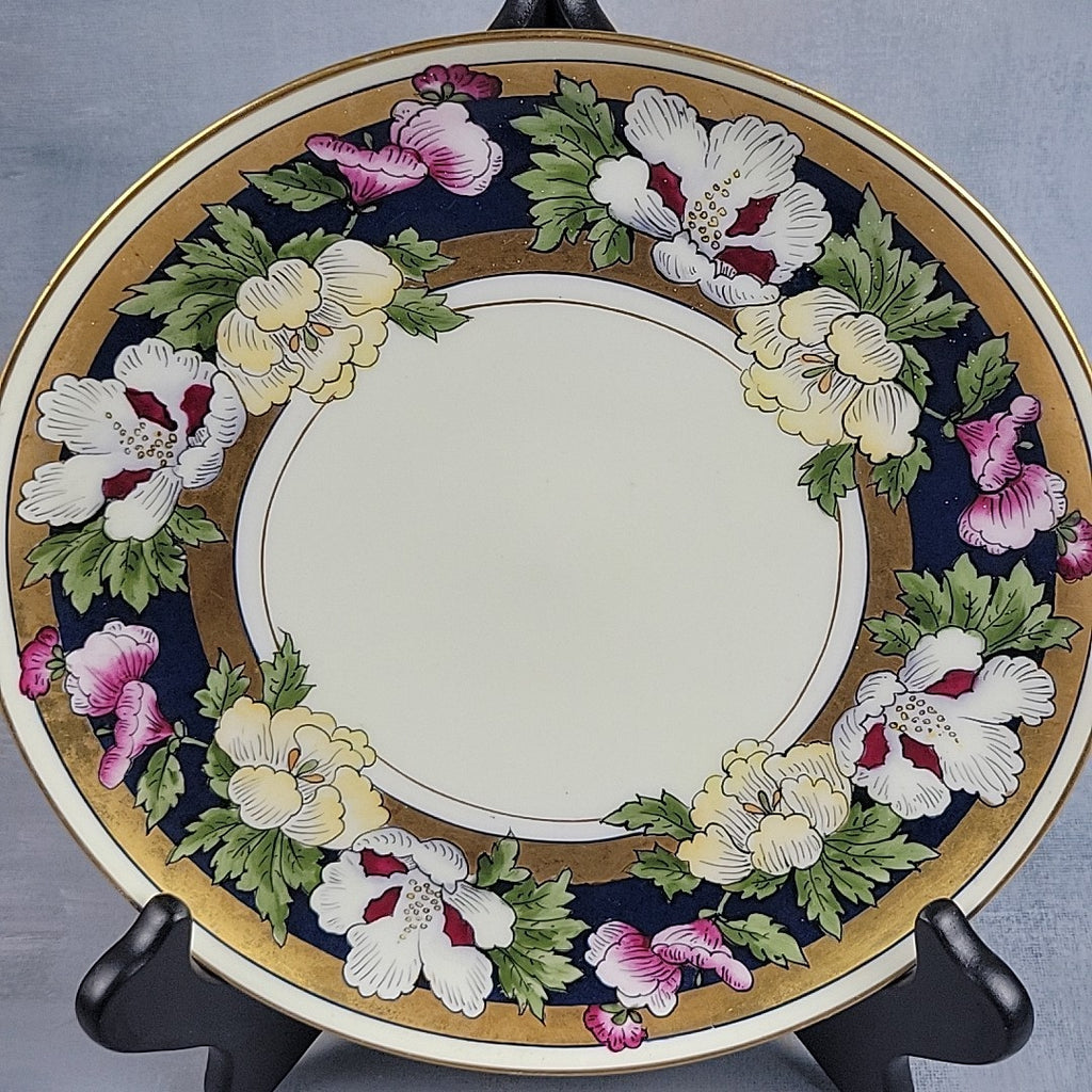 Haviland Limoges Cobalt Gold Hand Painted White’s Art Co Chicago Plate Signed 1