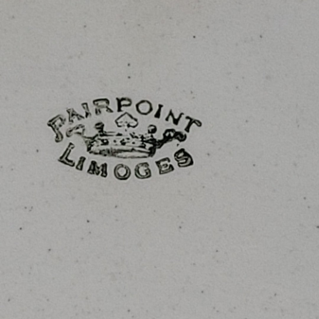 Limoges Pairpoint Reticulated Serving Tray Pink Raised Enamel & Gilt2