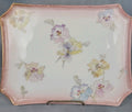 Pairpoint Limoges Vanity Tray Pink Pastel Pansies Gold Trim c.19050