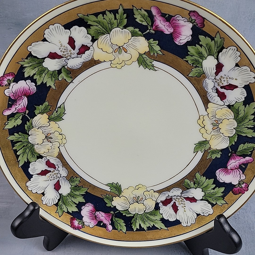Haviland Limoges Cobalt Gold Hand Painted White’s Art Co Chicago Plate Signed 6