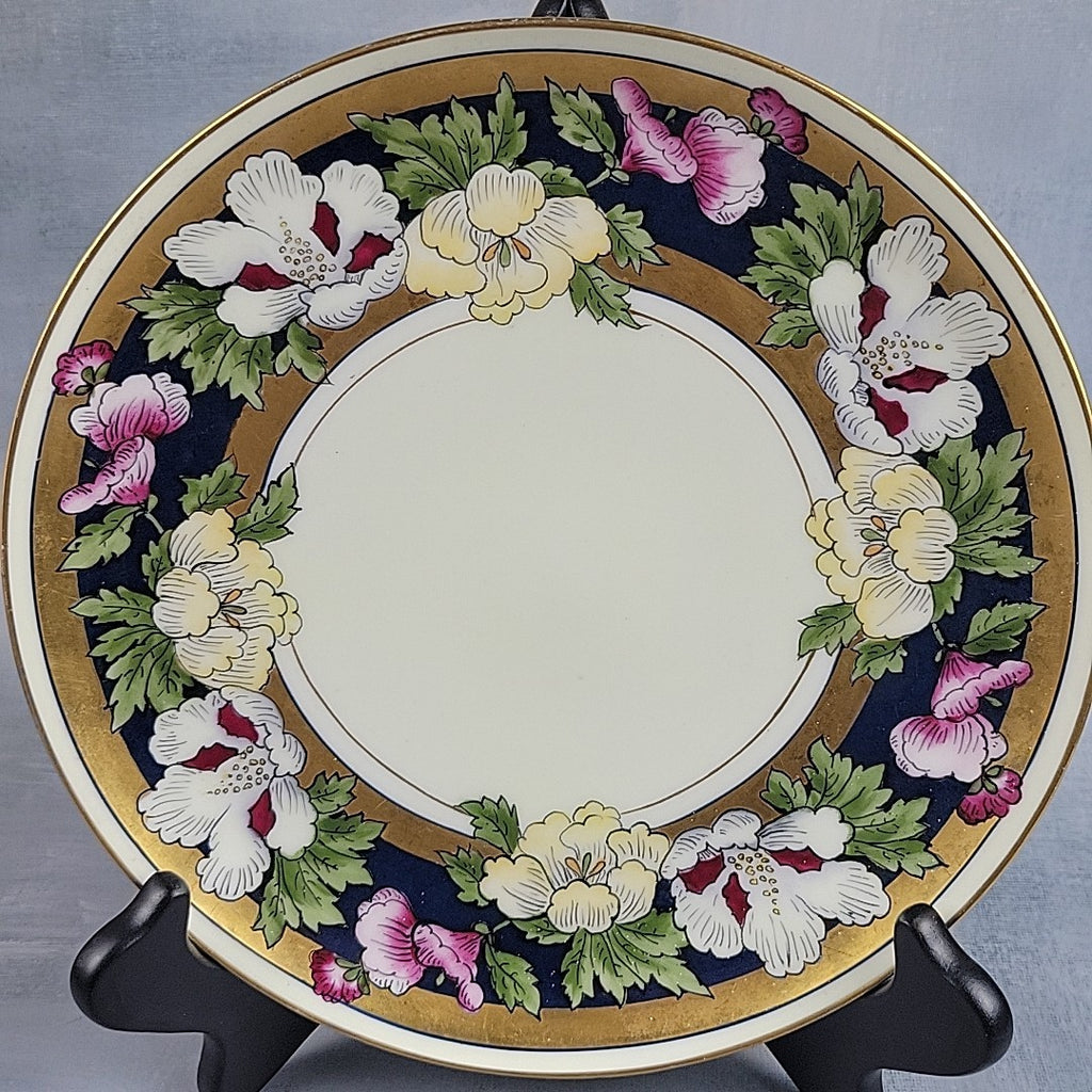Haviland Limoges Cobalt Gold Hand Painted White’s Art Co Chicago Plate Signed 9